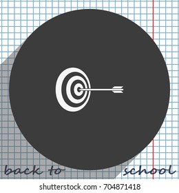 Pictograph of target.