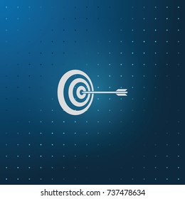 Pictograph of target.