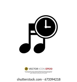 Pictograph of time status for icon