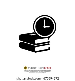 Pictograph of time status for icon