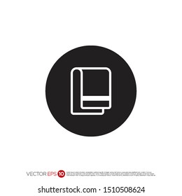 Pictograph of towel for template logo, icon, and identity vector designs.