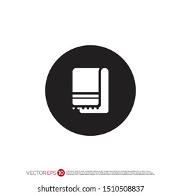 Pictograph of towel for template logo, icon, and identity vector designs.