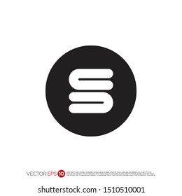 Pictograph of towel for template logo, icon, and identity vector designs.