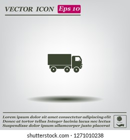 Pictograph of truck