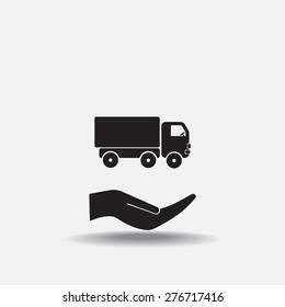 Pictograph of truck