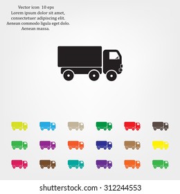Pictograph of truck