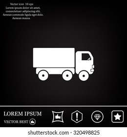 Pictograph of truck