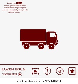 Pictograph of truck