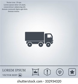 Pictograph of truck
