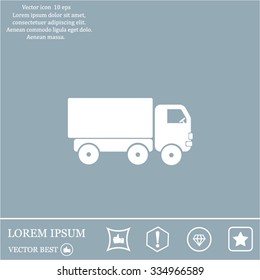 Pictograph of truck