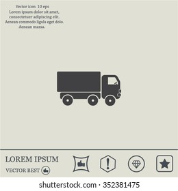Pictograph of truck