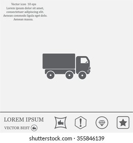 Pictograph of truck