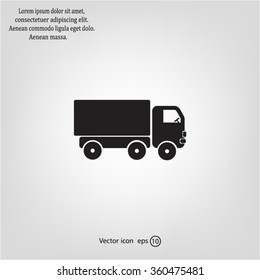 Pictograph of truck