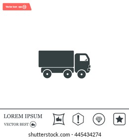 Pictograph of truck