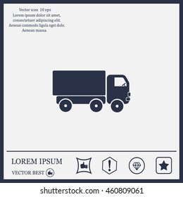 Pictograph of truck