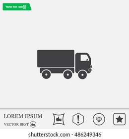 Pictograph of truck