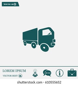 Pictograph of truck
