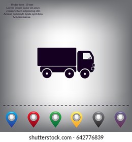 Pictograph of truck