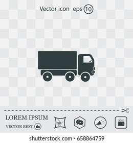 Pictograph of truck