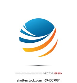 Pictograph of waves for icon, logo and identity designs
