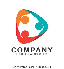 pictorial graphic logo design for family care,healthy people,happy kids,adoption child,foundation community and medical clinic