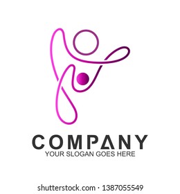 pictorial graphic logo design for family care,healthy people,happy kids,adoption child,foundation community and medical clinic