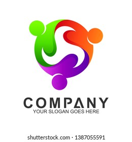 pictorial graphic logo design for family care,healthy people,happy kids,adoption child,foundation community and medical clinic