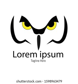 Pictorial Mark Simple owl logo