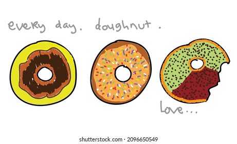 the picture about the donuts made by mother that are always awaited