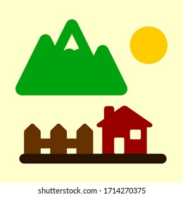 picture about the natural scenery. with supporting components