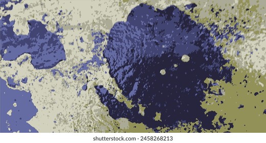 Picture with abstract spots. Colored spotted background. Vector drawing