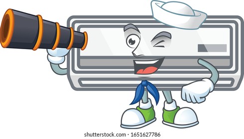 A picture of air conditioner Sailor style with binocular