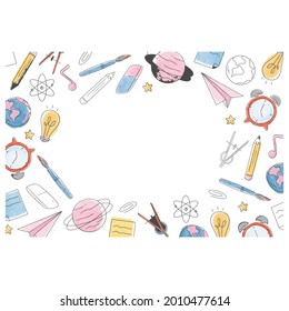 picture background with a back to school theme