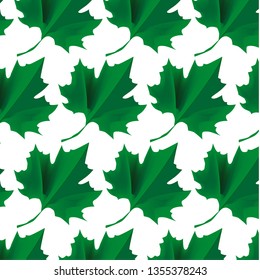 The picture is a background with maple leaves on a white. Background for site, presentation, project, business.