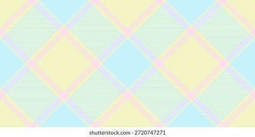 Patrón a cuadros de fondo de la imagen, tela de cuadros sin costuras de Nueva York. Tartán textil de Vector francés en paleta de colores de encaje claro y rosa.