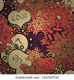 Picture in beige, neutral and blue colors. Lettering. Summer sale banner design, special offer for online shopping. Vector illustration. Seamless pattern.