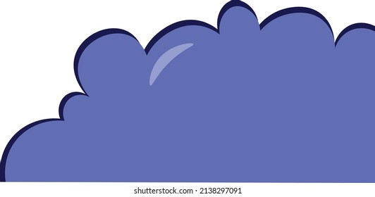 picture of blue cloud icon cloudy background half cloud can be used as company logo