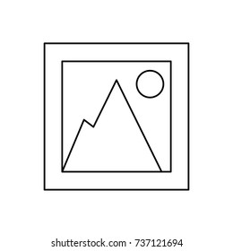 picture board vector illustration