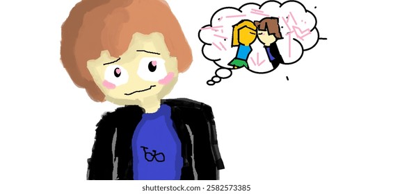 picture of a broken heart young man 