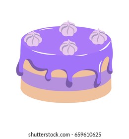 Picture of a cake Vector Illustration 