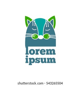 with a picture of a cat logo