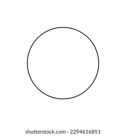 picture of a circle flat shape in mathematics
