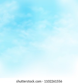 Picture of clouds on the blue sky background vector eps10