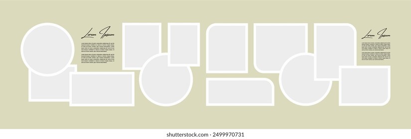 Picture Collage photo effect template