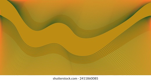 The picture is colored with waves.