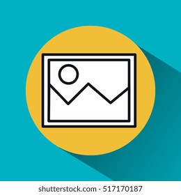picture data center isolated icon