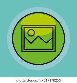 picture data center isolated icon