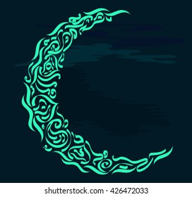 Picture decorative moon