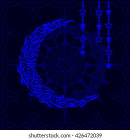 Picture decorative moon
