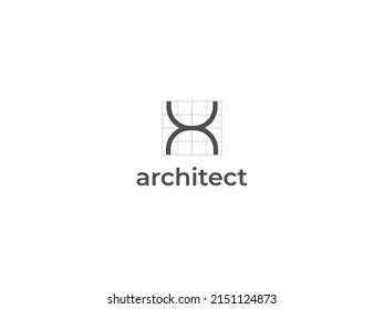 The picture describes the design of an architect's work which is symbolized by a line